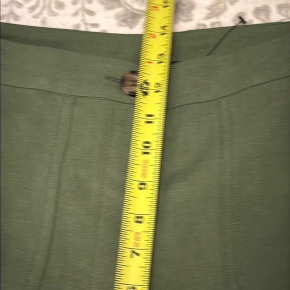 Lulu's Green Wide Leg High-Waisted Pants #445 - Picture 7 of 11